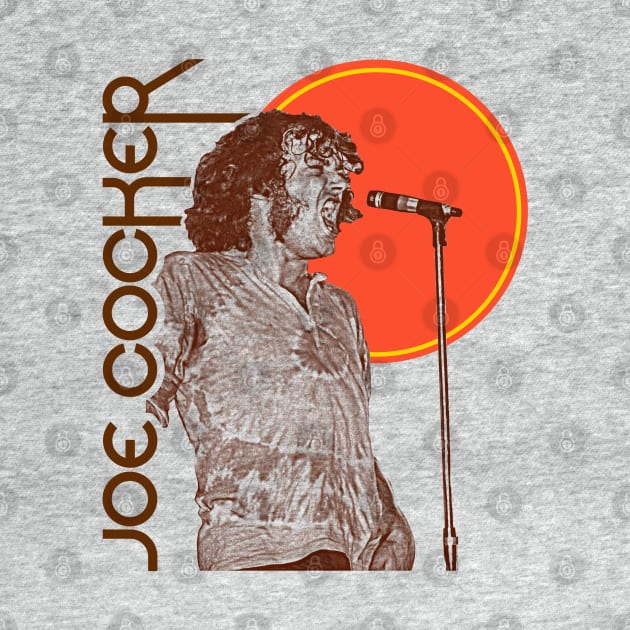 Joe Cocker // Feelin' Alright Retro 70s FanArt Design by darklordpug